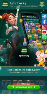 Spin Lucky APK IOS & Android | Sign-Up Bonus ₹15 | Cash Out ₹100 2