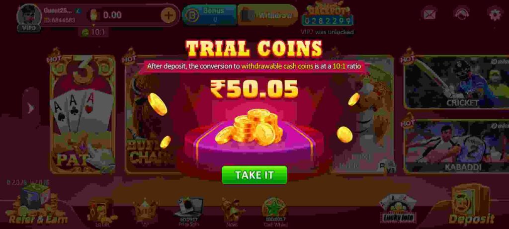 Vegas Casino APK Android Download & Get ₹50