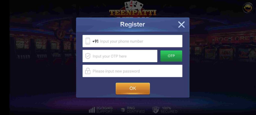 How To Register Teen Patti Milan APK?