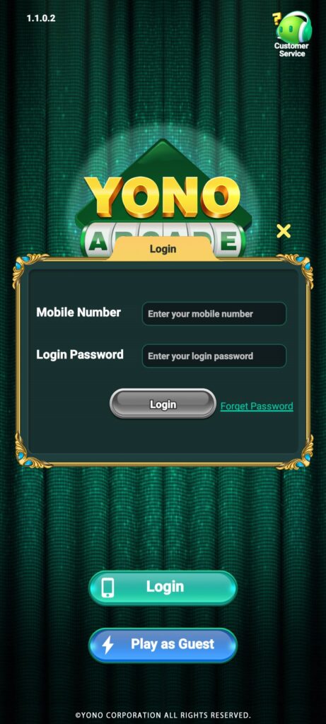 How To Login in Yono Arcade APK?